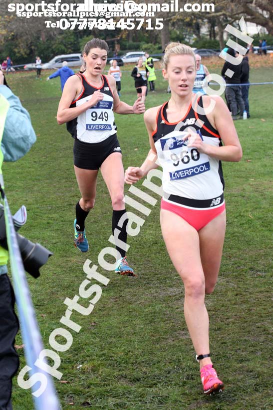 Senior womens British Athletics Liverpool Cross Challenge, Sefton Park, Liverpool. Photo:  David T. Hewitson/Sports for All Pics